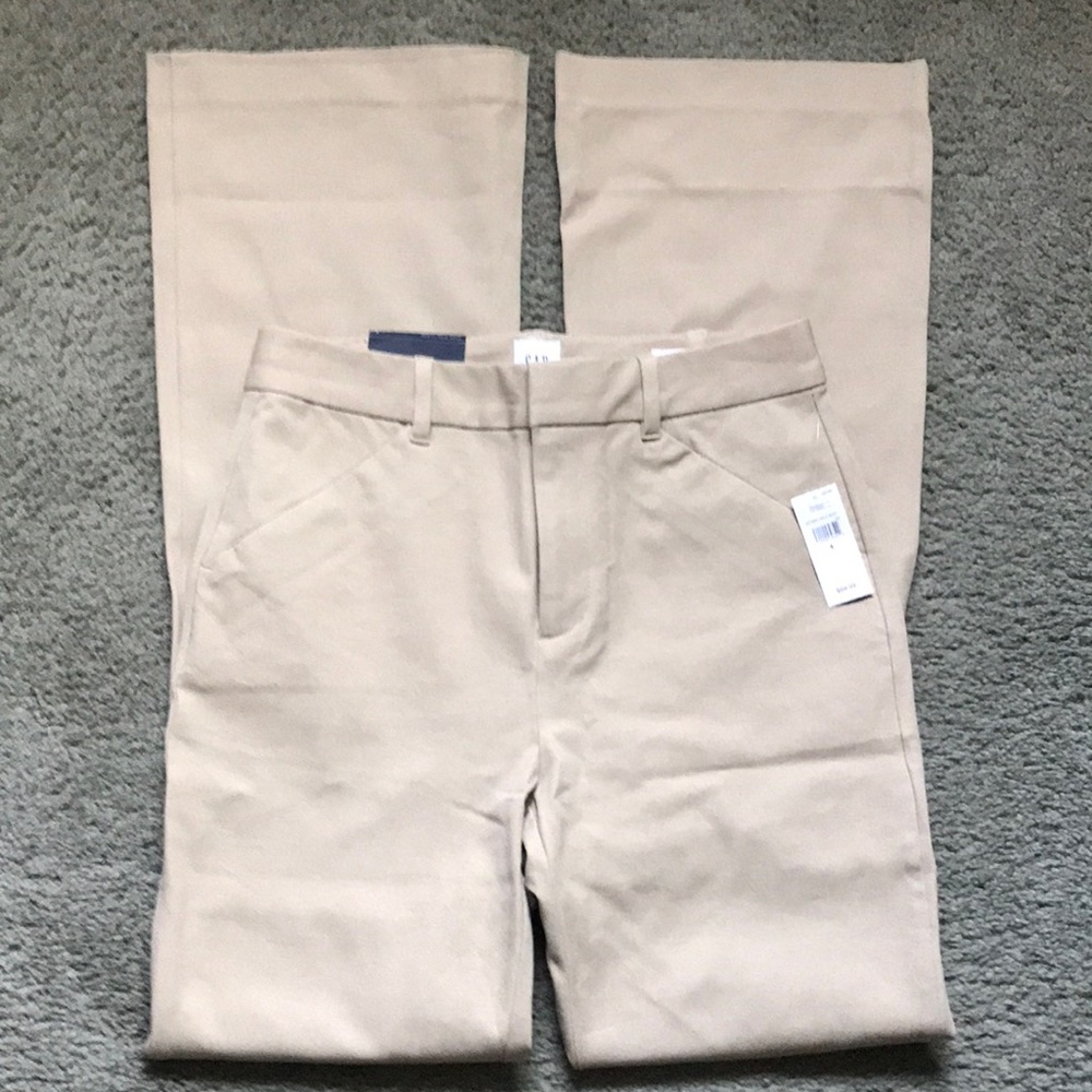 GAP flare leg khakis